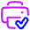 Print Printer Connected Icon from Plump Neon Set