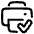 Print Printer Connected Icon from Plump Line Set