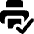 Print Printer Connected Icon from Core Solid Set