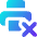 Print Printer Disconnected Icon from Core Gradient Set