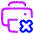 Print Printer Disconnected Icon from Plump Neon Set