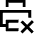 Print Printer Disconnected Icon from Sharp Line Set