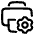 Printer Maintenance Gear Icon from Plump Line Set