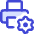 Printer Maintenance Gear Icon from Core Duo Set