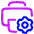 Printer Maintenance Gear Icon from Plump Neon Set