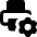 Printer Maintenance Gear Icon from Core Remix Set