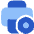 Printer Maintenance Nut Icon from Plump Flat Set