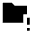 Folder Alert Fill Icon from Sharp Fill - Material Pro Set