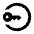 Key Password Access Icon from Outlined Line - Material Pro Set