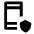 Phone Security Icon from Outlined Line - Material Pro Set