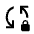 Sync Lock Icon from Outlined Line - Material Symbols Set