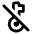 Vpn Key Off Icon from Rounded Line - Material Pro Set