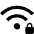 Wifi Password Fill Icon from Outlined Fill - Material Symbols Set