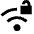 Wifi Password Off Fill Icon from Sharp Fill - Material Pro Set