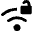 Wifi Password Off Fill Icon from Rounded Fill - Material Pro Set