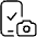 Technology Camera Access Smartphone Icon from Ultimate Light Set