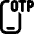 Technology Otp Key Smartphone Icon from Ultimate Bold Set