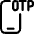 Technology Otp Key Smartphone Icon from Ultimate Regular Set