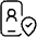 Technology Privacy Location Access Smartphone User Icon from Ultimate Light Set