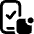 Technology Privacy Notification Access Pill Icon from Ultimate Bold Set