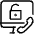 Technology Two Factor Key Phone Unlock Icon from Ultimate Light Set