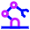 Industrial Robot Arm Icon from Sharp Neon Set