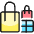 Products Shopping Bags Icon from Ultimate Colors Set