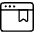 App Window Bookmark Icon from Ultimate Light - Free Set