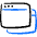 App Window Two Icon from Freehand Duotone - Free Set