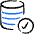 Database Check Icon from Freehand Duotone - Free Set