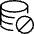 Database Disable Icon from Ultimate Light - Free Set