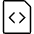 File Code Icon from Ultimate Light - Free Set