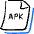 File Code Apk Icon from Freehand Duotone - Free Set