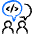 Programming Team Chat Icon from Freehand Duotone - Free Set