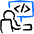 Programming User Code Icon from Freehand Duotone - Free Set