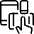 Responsive Design Hand Icon from Ultimate Light - Free Set