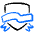 Security Computer Shield Icon from Freehand Duotone - Free Set