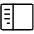 Sidebar Line Left Icon from Ultimate Light - Free Set
