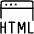 Programming Language Html Icon from Ultimate Light Set
