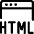 Programming Language Html Icon from Ultimate Regular Set