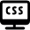 Programming Language Monitor Css icon - Free transparent PNG, SVG. No sign up needed.