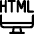 Programming Language Monitor Html Icon from Ultimate Regular Set