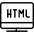 Programming Language Monitor Html icon - Free transparent PNG, SVG. No sign up needed.