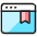 App Window Bookmark Icon from Ultimate Colors - Free Set