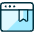 App Window Bookmark Icon from Ultimate Duotone - Free Set