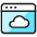 App Window Cloud Icon from Ultimate Colors - Free Set