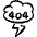 Bug Cloud Error Icon from Freehand Line - Free Set