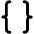 Curly Brackets Icon from Ultimate Bold - Free Set
