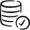 Database Check Icon from Freehand - Free Set