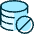 Database Disable Icon from Ultimate Duotone - Free Set